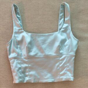 Wilfred Icy Blue Shine Bustier (Size Small) - By Aritzia